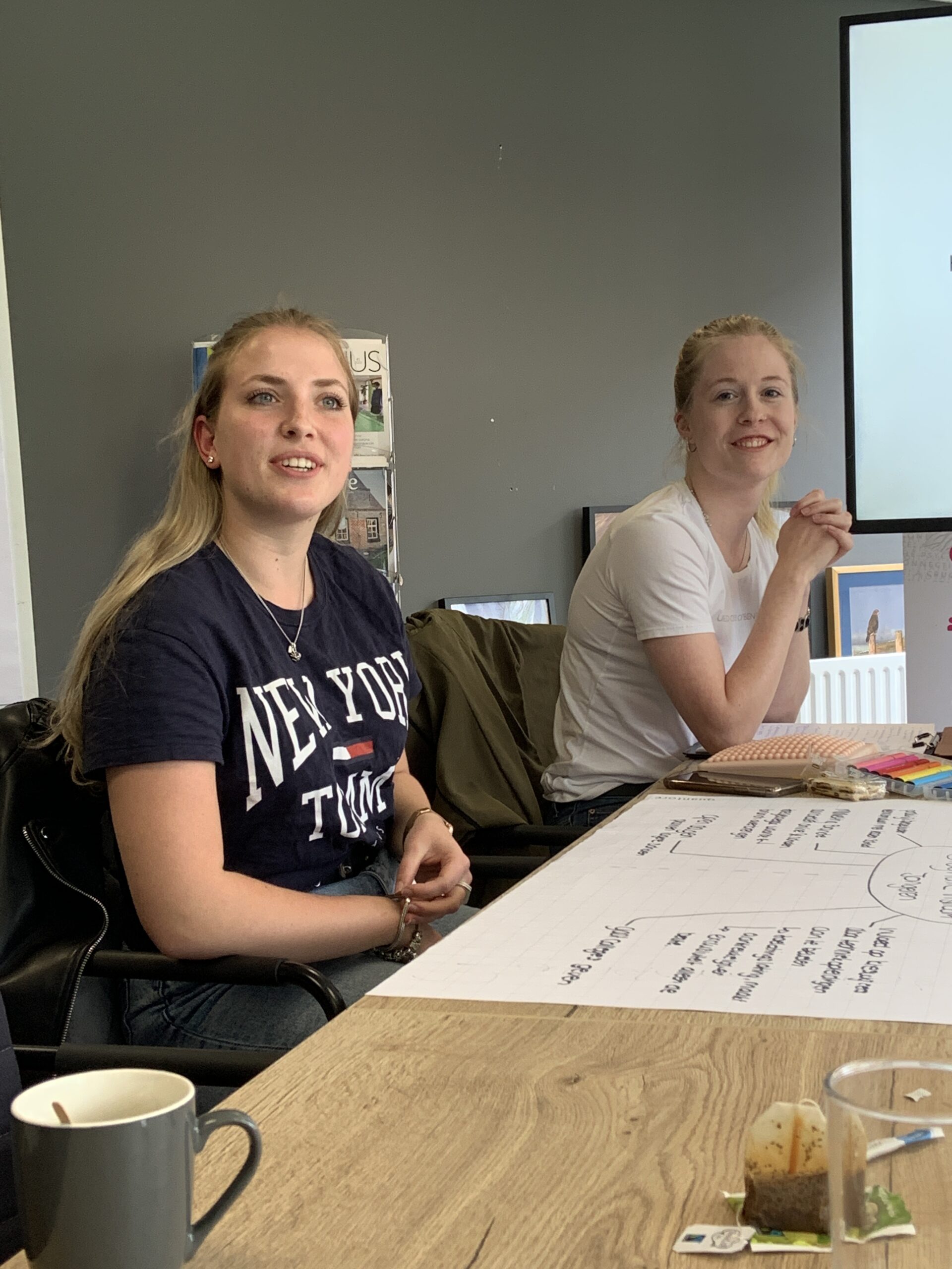 Hogeschool studenten doen onderzoek